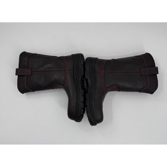 Avenger Womens Comp Toe 10” Wellington Work Boots A7146 Size 7.5 M Brown & Pink - Picture 6 of 10